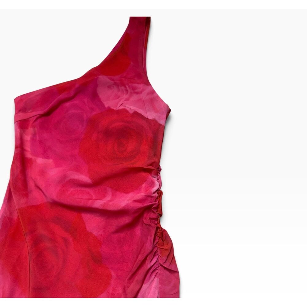 Lulus Pink Floral Rose Dress XS - Picture 4 of 8